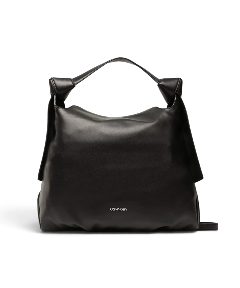 Calvin Klein - Γυναικεία Τσάντα Ώμου/Χειρός Soft Nappa Crossbody Textile K60K610166-BAX Μαύρο