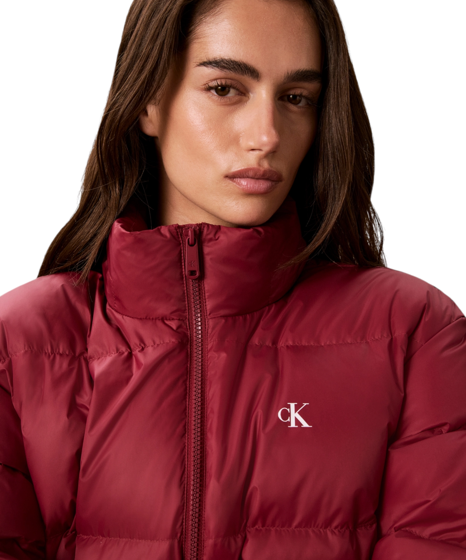Calvin Klein – Γυναικείο Μπουφάν Short Down Puffer relaxed Fit LV047H500G-VG5 Μπορντό (2) Calvin Klein - Γυναικείο Μπουφάν Short Down Puffer relaxed Fit LV047H500G-VG5 Μπορντό LV047H500G-VG5