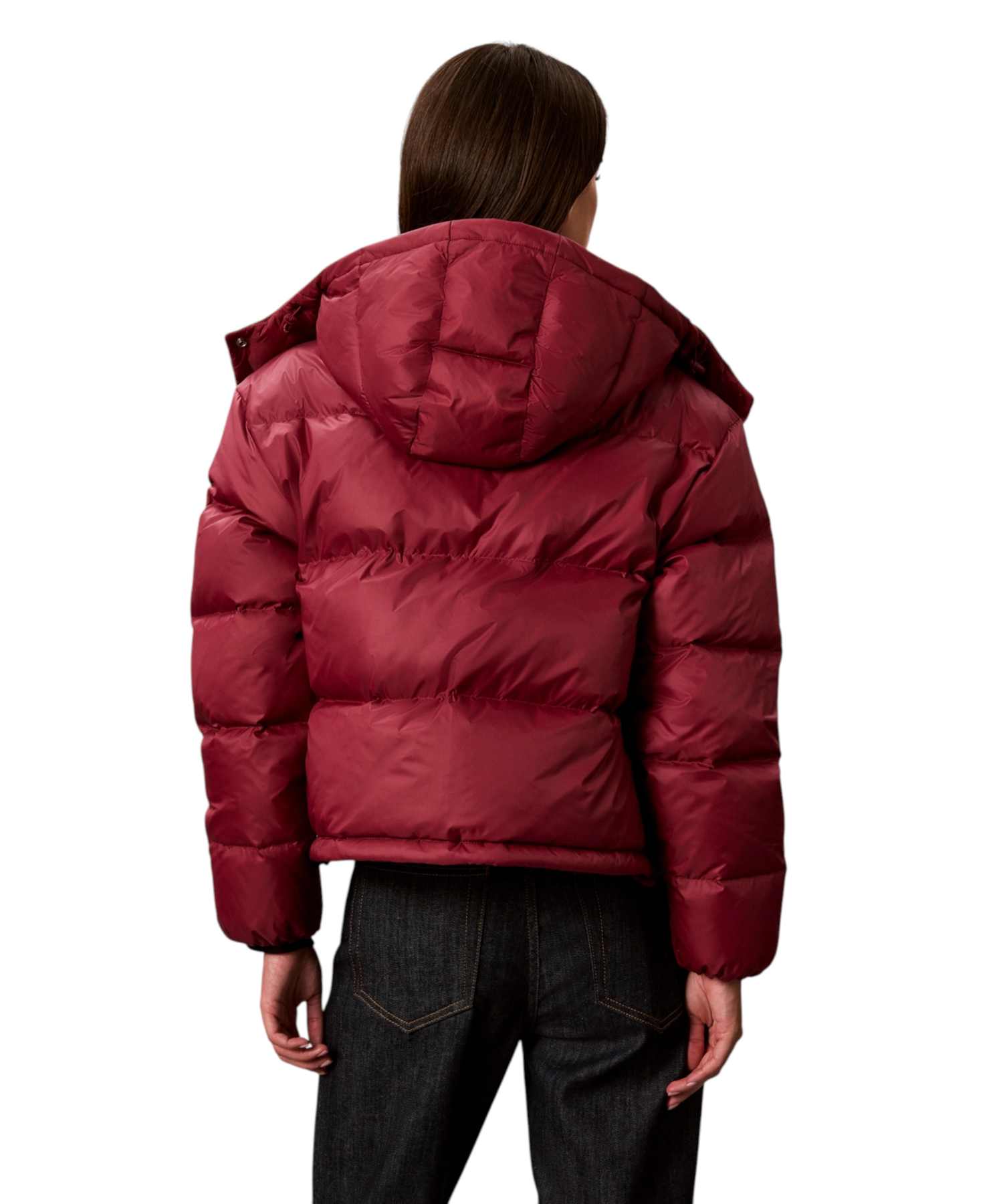 Calvin Klein – Γυναικείο Μπουφάν Short Down Puffer relaxed Fit LV047H500G-VG5 Μπορντό (3) Calvin Klein - Γυναικείο Μπουφάν Short Down Puffer relaxed Fit LV047H500G-VG5 Μπορντό LV047H500G-VG5