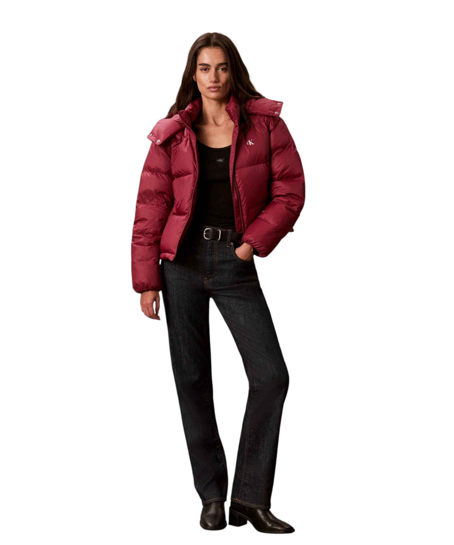 Calvin Klein – Γυναικείο Μπουφάν Short Down Puffer relaxed Fit LV047H500G-VG5 Μπορντό (5) Calvin Klein - Γυναικείο Μπουφάν Short Down Puffer relaxed Fit LV047H500G-VG5 Μπορντό LV047H500G-VG5