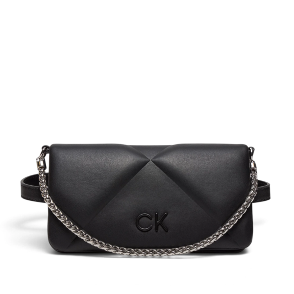 Calvin Klein - Γυναικείο Τσαντάκι Μέσης﻿ Crossbody Bumbag Quilt K60K611668-BEH Μαύρο