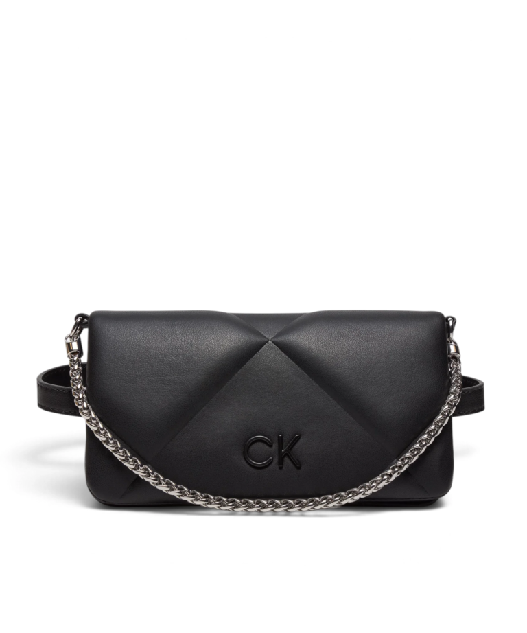 Calvin Klein - Γυναικείο Τσαντάκι Μέσης﻿ Crossbody Bumbag Quilt K60K611668-BEH Μαύρο
