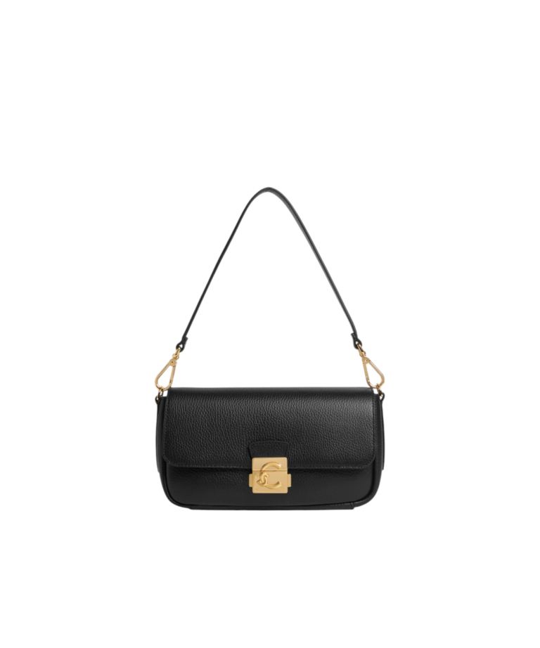 Coccinelle - Γυναικεία τσάντα C-Me Lock Medium E1U4K120201-001 Μαύρο