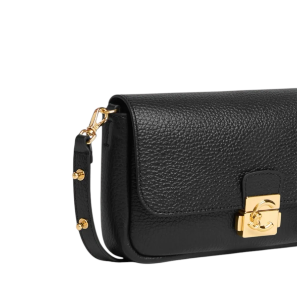 Coccinelle - Γυναικεία τσάντα Ώμου C-Me Lock Mini Bag E5U4K520101-001 Μαύρο E5U4K520101-001