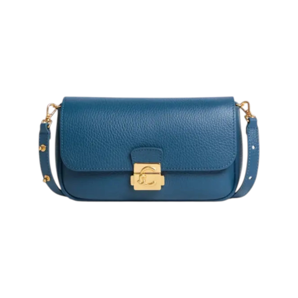 Coccinelle - Γυναικεία τσάντα Ώμου C-Me Lock Mini Bag E5U4K520101-B27 Μπλε