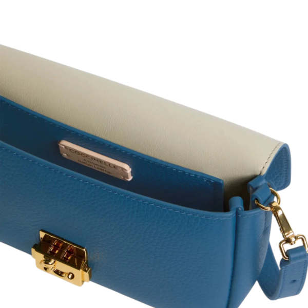 Coccinelle - Γυναικεία τσάντα Ώμου C-Me Lock Mini Bag E5U4K520101-B27 Μπλε E5U4K520101-B27