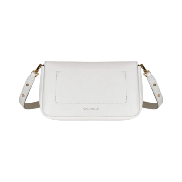 Coccinelle - Γυναικεία τσάντα Ώμου C-Me Lock Mini Bag E5U4K520101-N17 Λευκό E5U4K520101-N17