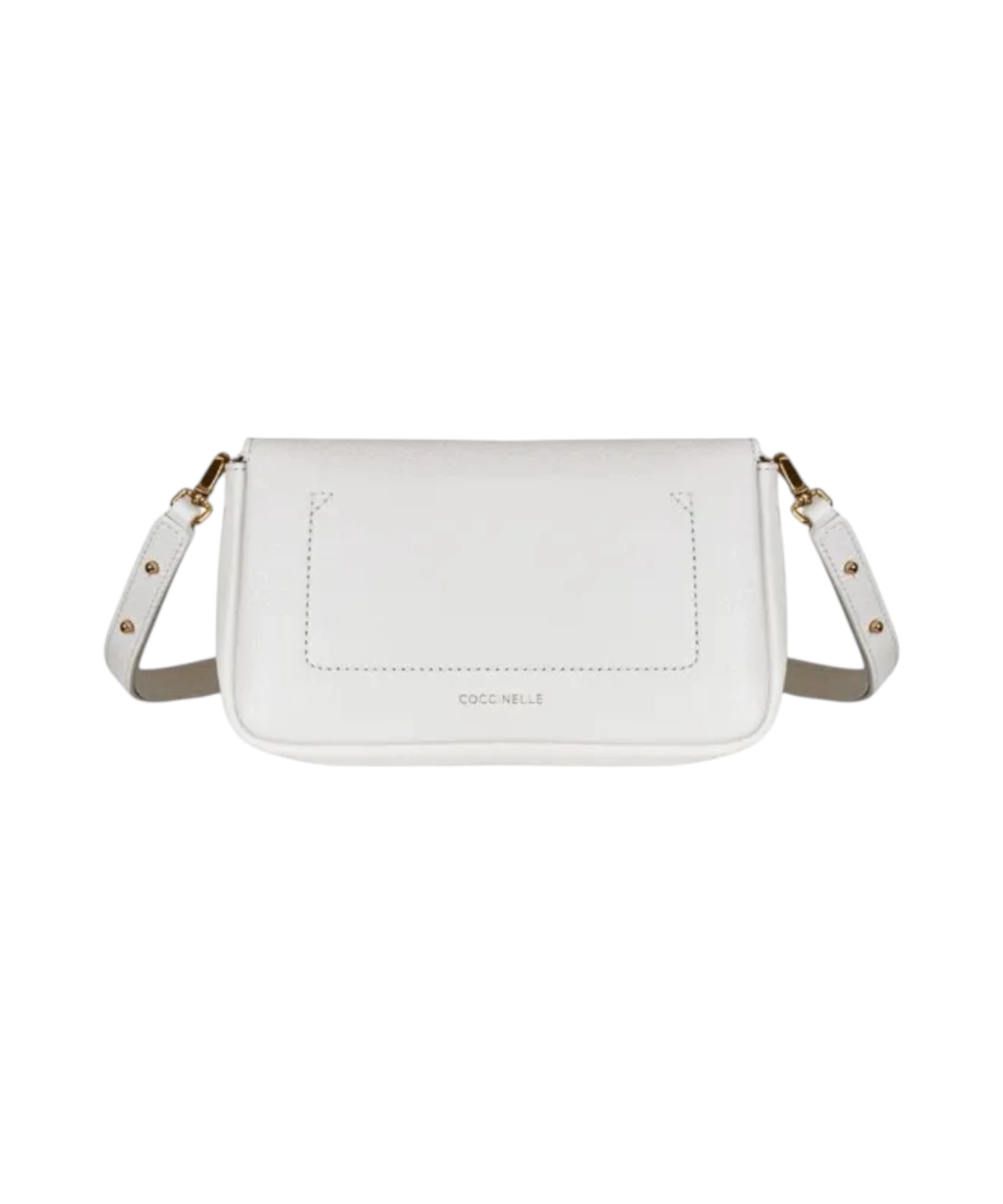Coccinelle – Γυναικεία τσάντα Ώμου C-Me Lock Mini Bag E5U4K520101-N17 Λευκό (4) Coccinelle - Γυναικεία τσάντα Ώμου C-Me Lock Mini Bag E5U4K520101-N17 Λευκό E5U4K520101-N17