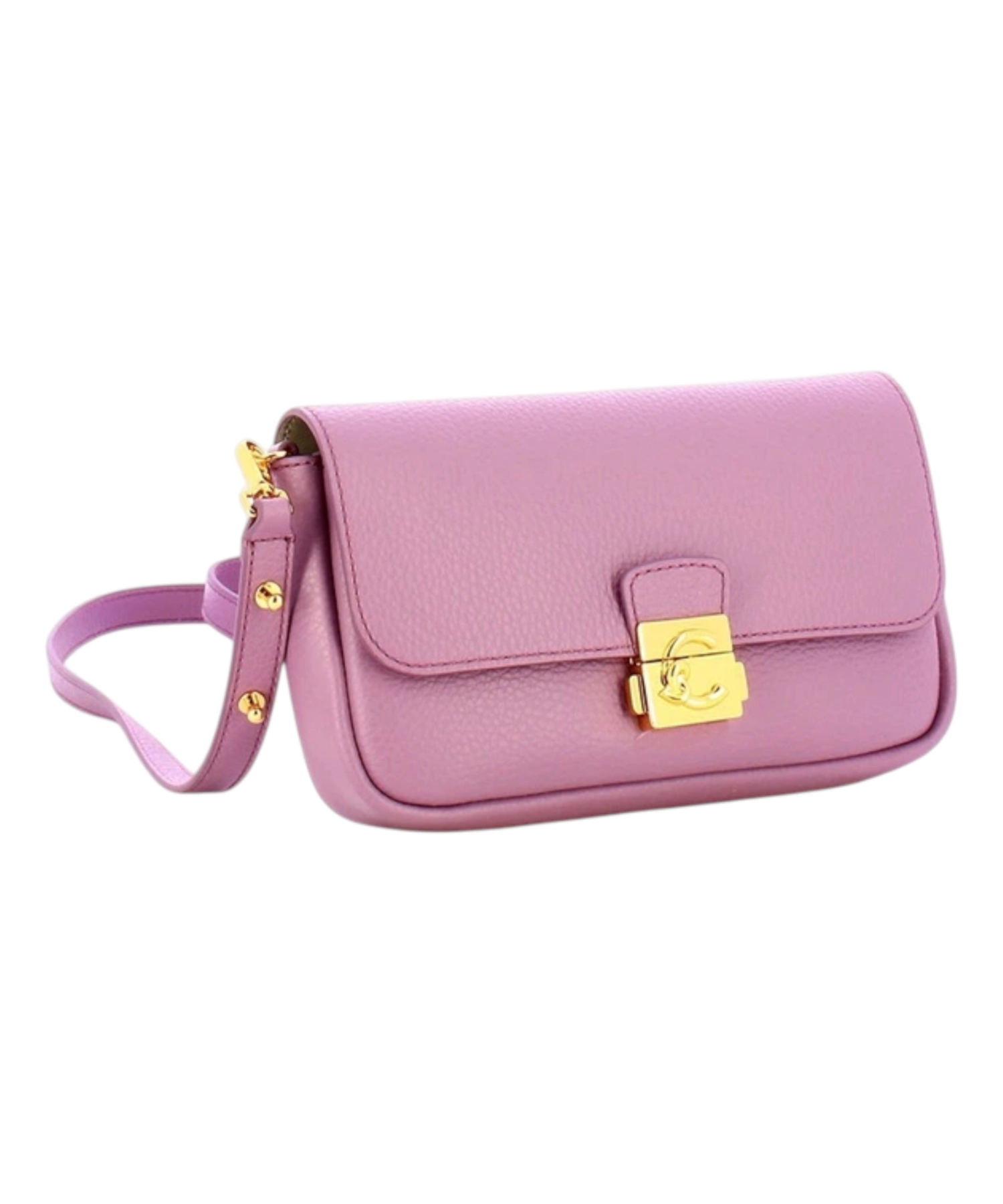 Coccinelle – Γυναικεία τσάντα Ώμου C-Me Lock Mini Bag E5U4K520101-P19 Λιλά (3) Coccinelle - Γυναικεία τσάντα Ώμου C-Me Lock Mini Bag E5U4K520101-P19 Λιλά E5U4K520101-P19