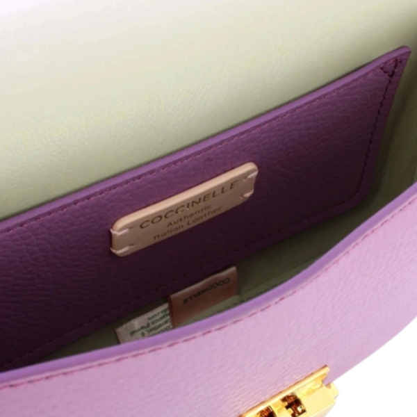 Coccinelle - Γυναικεία τσάντα Ώμου C-Me Lock Mini Bag E5U4K520101-P19 Λιλά E5U4K520101-P19