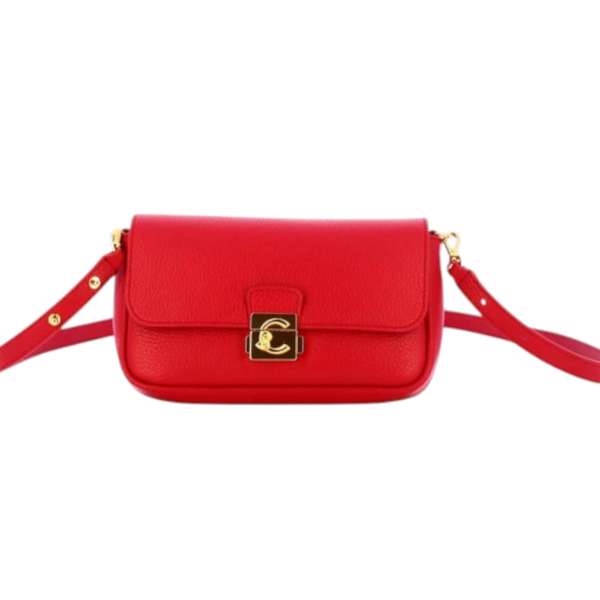 Coccinelle - Γυναικεία τσάντα Ώμου C-Me Lock Mini Bag E5U4K520101-R02 Κόκκινο