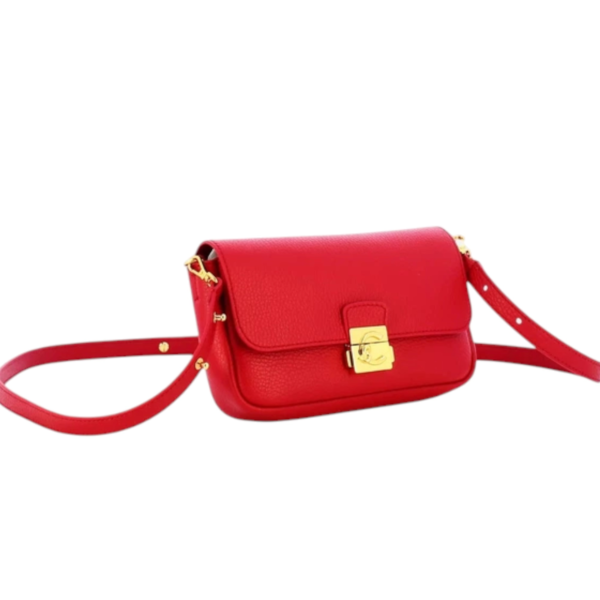 Coccinelle - Γυναικεία τσάντα Ώμου C-Me Lock Mini Bag E5U4K520101-R02 Κόκκινο E5U4K520101-R02