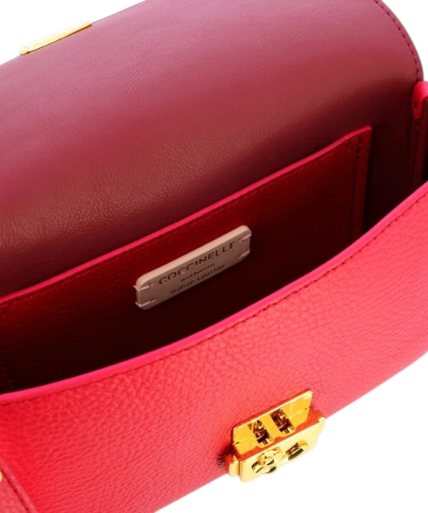 Coccinelle – Γυναικεία τσάντα Ώμου C-Me Lock Mini Bag E5U4K520101-R02 Κόκκινο (6) Coccinelle - Γυναικεία τσάντα Ώμου C-Me Lock Mini Bag E5U4K520101-R02 Κόκκινο E5U4K520101-R02