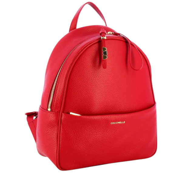 Coccinelle - Γυναικείο Σακίδιο Πλάτης Nory Backpack E1U45140201-R02 Κόκκινο E1U45140201-R02