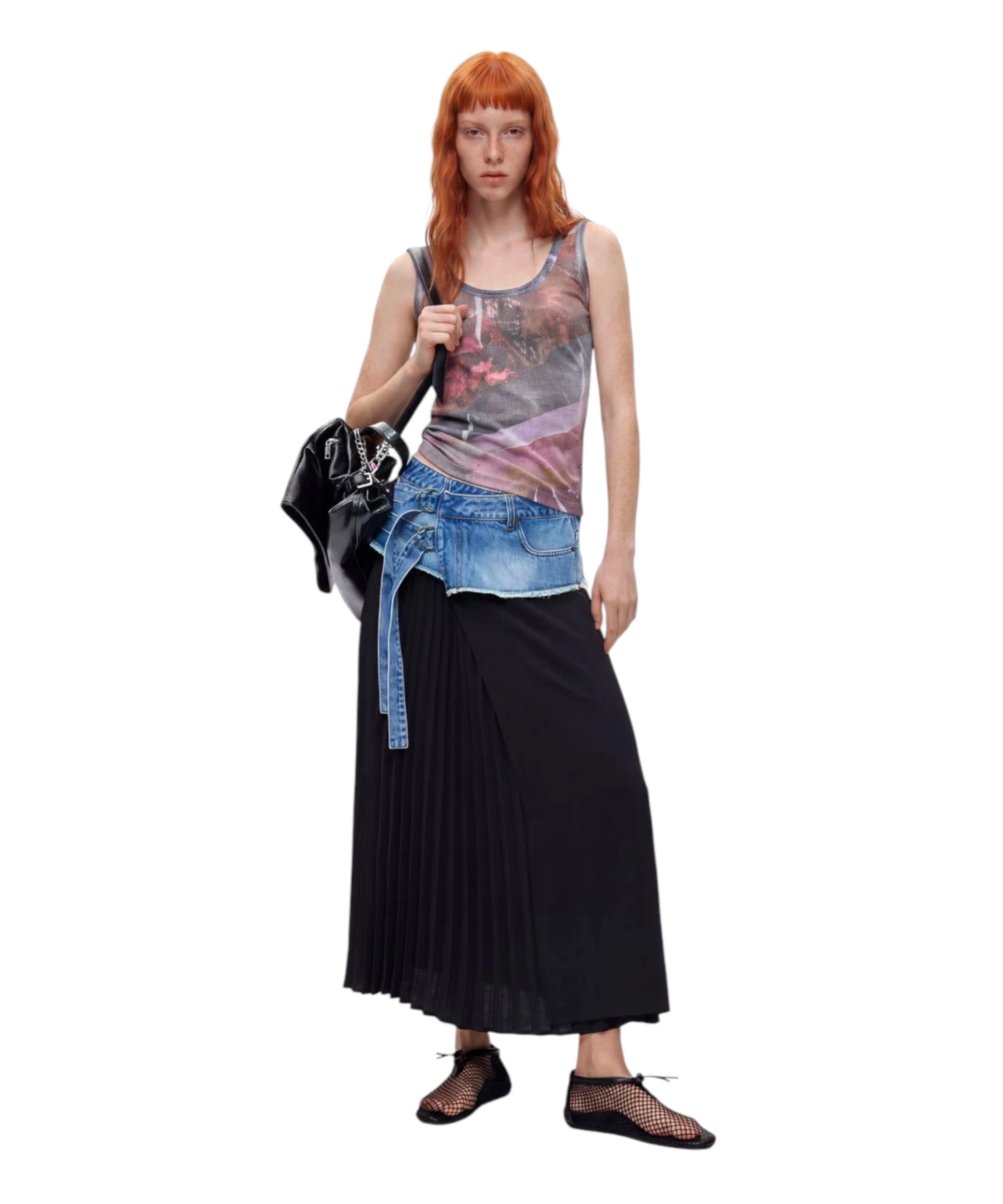 Desigual – Γυναικεία Μακριά Φούστα College 26WWFD01-5053 ΜαύροΜπλε (1) Desigual - Γυναικεία Μακριά Φούστα College 26WWFD01-5053 Μαύρο/Μπλε 26WWFD01-5053