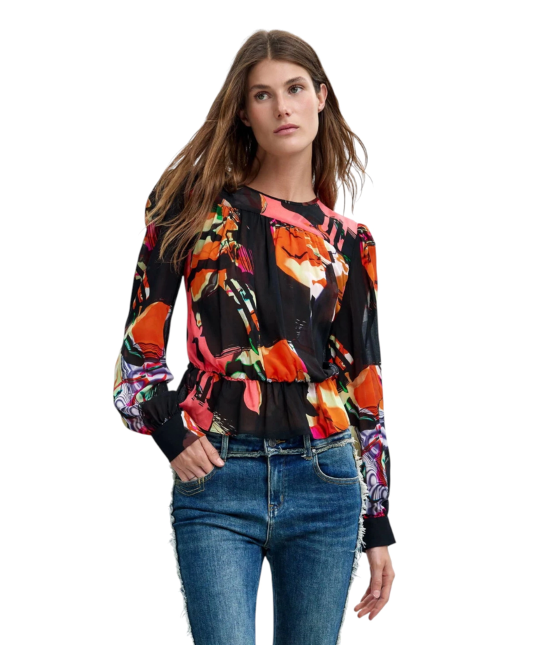 Desigual - Γυναικεία Μπλούζα Galaxia M. C. Lacroix 26WWBW02-9019 Πολύχρωμο