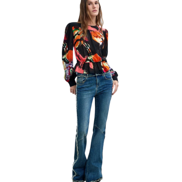 Desigual - Γυναικεία Μπλούζα Galaxia M. C. Lacroix 26WWBW02-9019 Πολύχρωμο 26WWBW02-9019