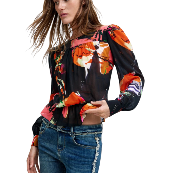 Desigual - Γυναικεία Μπλούζα Galaxia M. C. Lacroix 26WWBW02-9019 Πολύχρωμο 26WWBW02-9019
