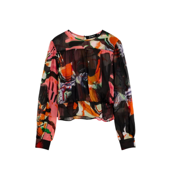 Desigual - Γυναικεία Μπλούζα Galaxia M. C. Lacroix 26WWBW02-9019 Πολύχρωμο 26WWBW02-9019