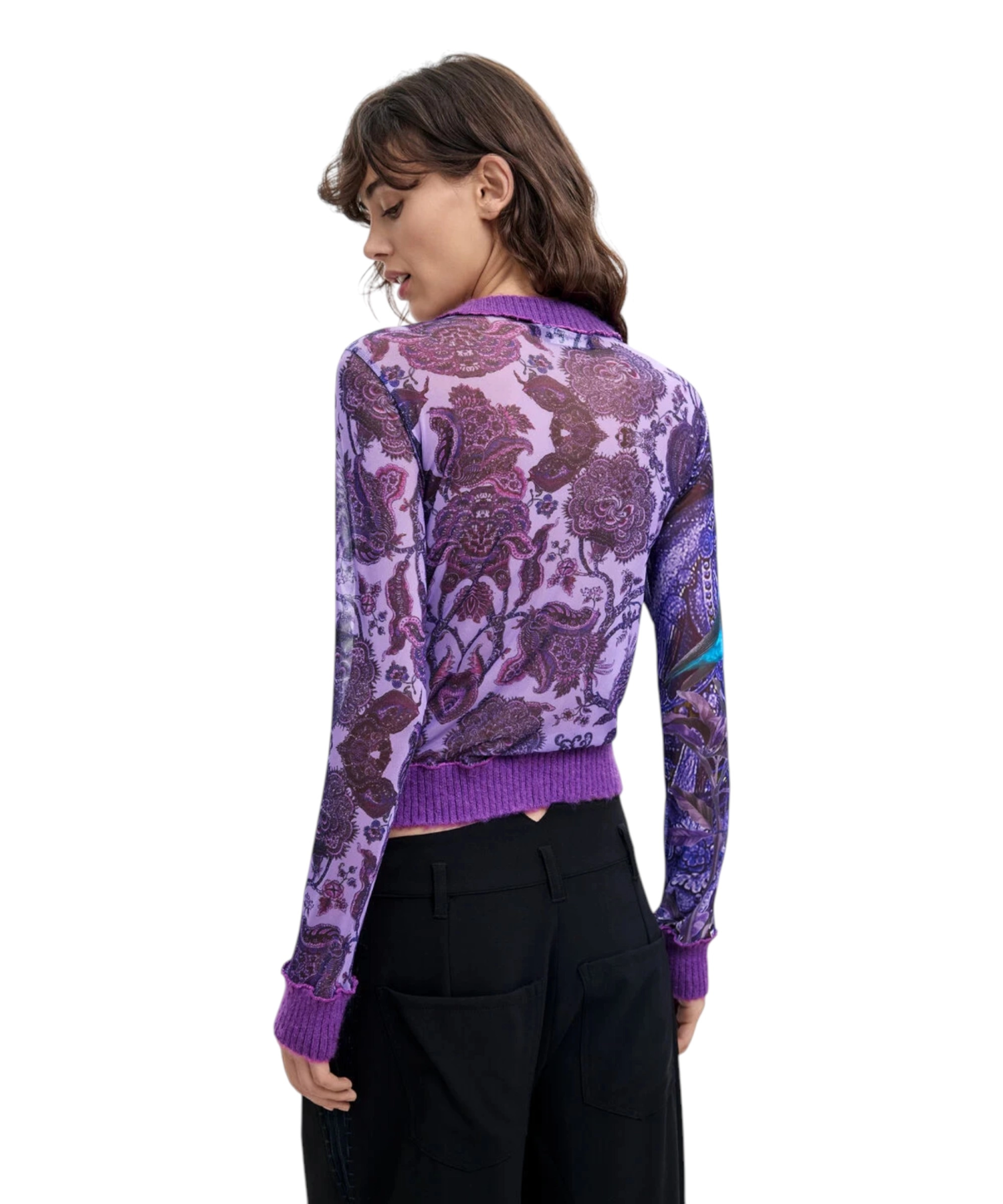 Desigual – Γυναικεία Μπλούζα Horse M. C. Lacroix 26WWTK60-3048 Λιλά (4) Desigual - Γυναικεία Μπλούζα Horse M. C. Lacroix 26WWTK60-3048 Λιλά 26WWTK60-3048