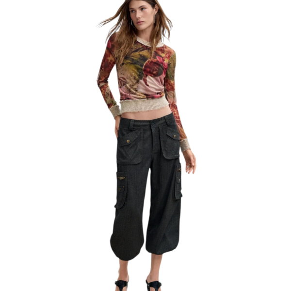 Desigual - Γυναικεία Μπλούζα Orchids 26WWTK22-6004 Πολύχρωμο 26WWTK22-6004