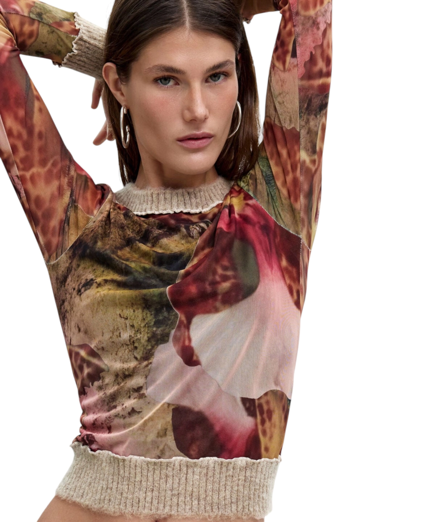 Desigual – Γυναικεία Μπλούζα Orchids 26WWTK22-6004 Πολύχρωμο (3) Desigual - Γυναικεία Μπλούζα Orchids 26WWTK22-6004 Πολύχρωμο 26WWTK22-6004