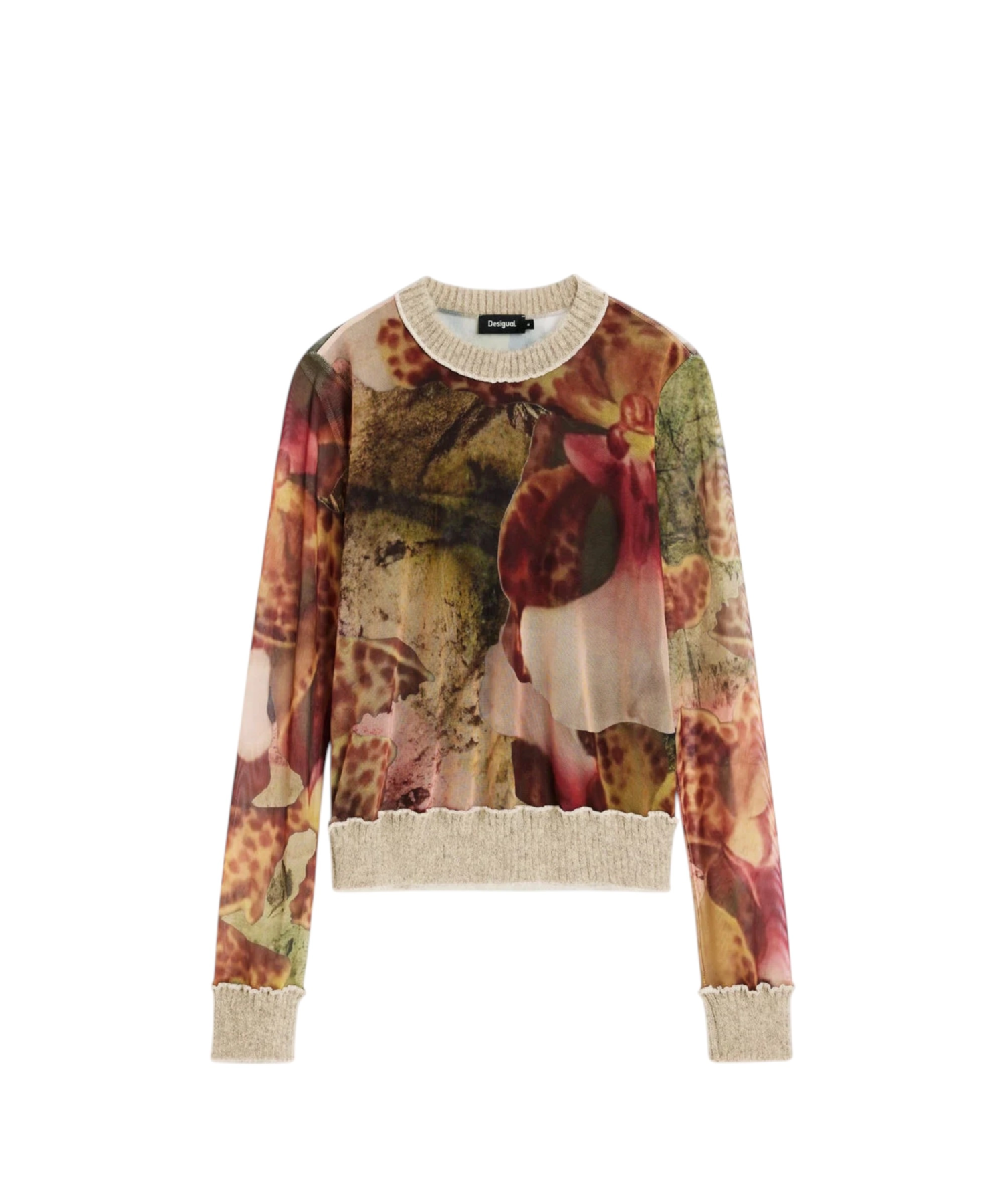 Desigual – Γυναικεία Μπλούζα Orchids 26WWTK22-6004 Πολύχρωμο (5) Desigual - Γυναικεία Μπλούζα Orchids 26WWTK22-6004 Πολύχρωμο 26WWTK22-6004