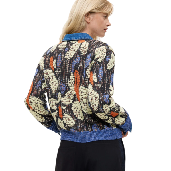 Desigual - Γυναικεία Πλεκτή Ζακέτα Vinil 26WWJF47-5008 Πολύχρωμο 26WWJF47-5008
