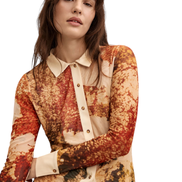 Desigual - Γυναικεία Πλεκτή Μπλούζα Atenas 26WWTK23-6004 Πολύχρωμο 26WWTK23-6004