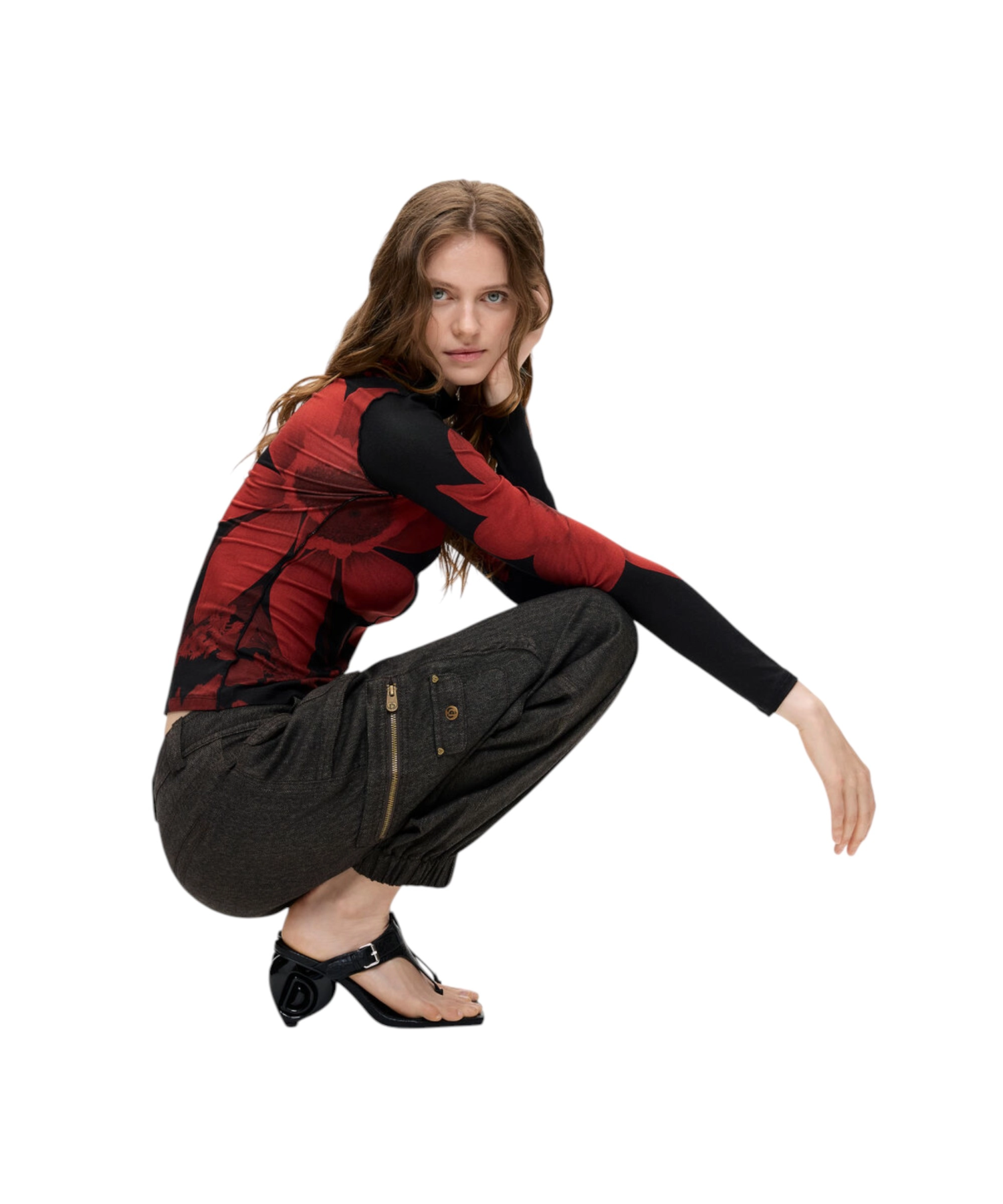 Desigual – Γυναικεία Πλεκτή Μπλούζα Sendai 26WWTK54-2000 ΜαύροΚόκκινο (5) Desigual - Γυναικεία Πλεκτή Μπλούζα Sendai 26WWTK54-2000 Μαύρο/Κόκκινο 26WWTK54-2000
