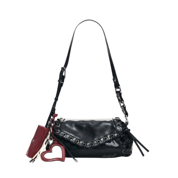 Desigual - Γυναικεία Τσάντα Ώμου Galaxy Zaraux 26WAXP42-2000 Μαύρο