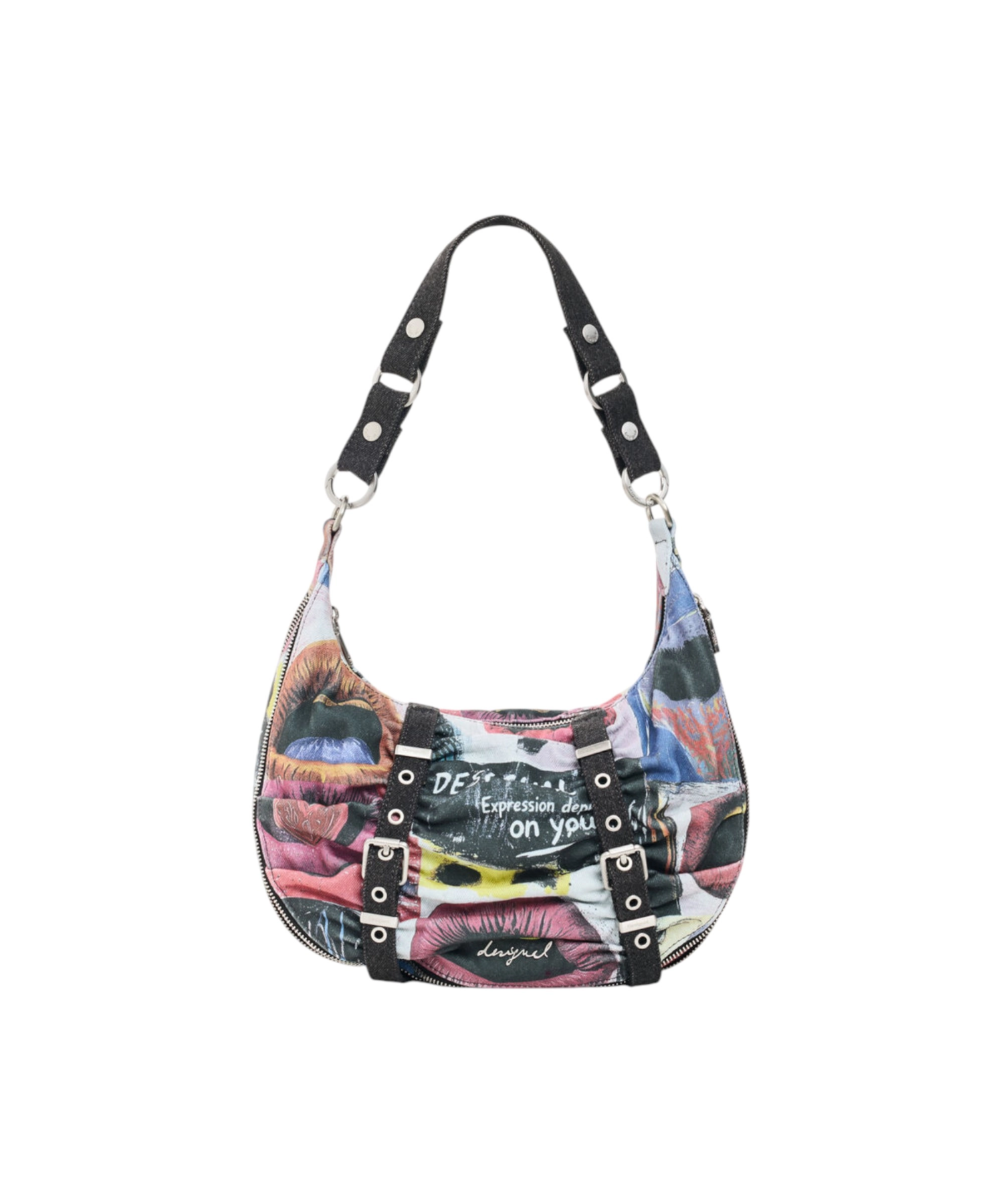 Desigual - Γυναικεία Τσάντα Ώμου Scratched Blue Calgary 26WAXA31-5016 Πολύχρωμο (1) Desigual - Γυναικεία Τσάντα Ώμου Scratched Blue Calgary 26WAXA31-5016 Πολύχρωμο 26WAXA31-5016