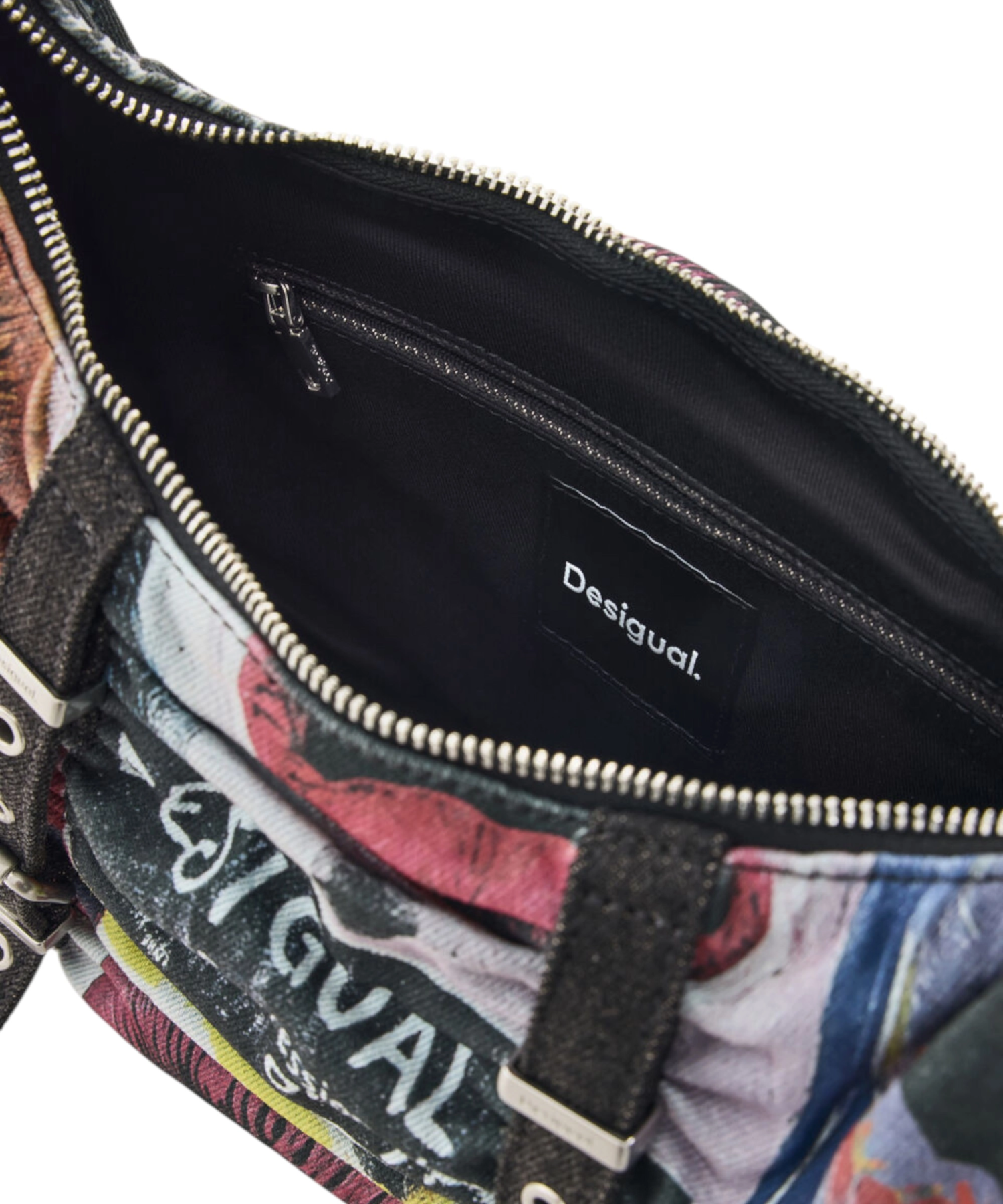 Desigual – Γυναικεία Τσάντα Ώμου Scratched Blue Calgary 26WAXA31-5016 Πολύχρωμο (5) Desigual - Γυναικεία Τσάντα Ώμου Scratched Blue Calgary 26WAXA31-5016 Πολύχρωμο 26WAXA31-5016