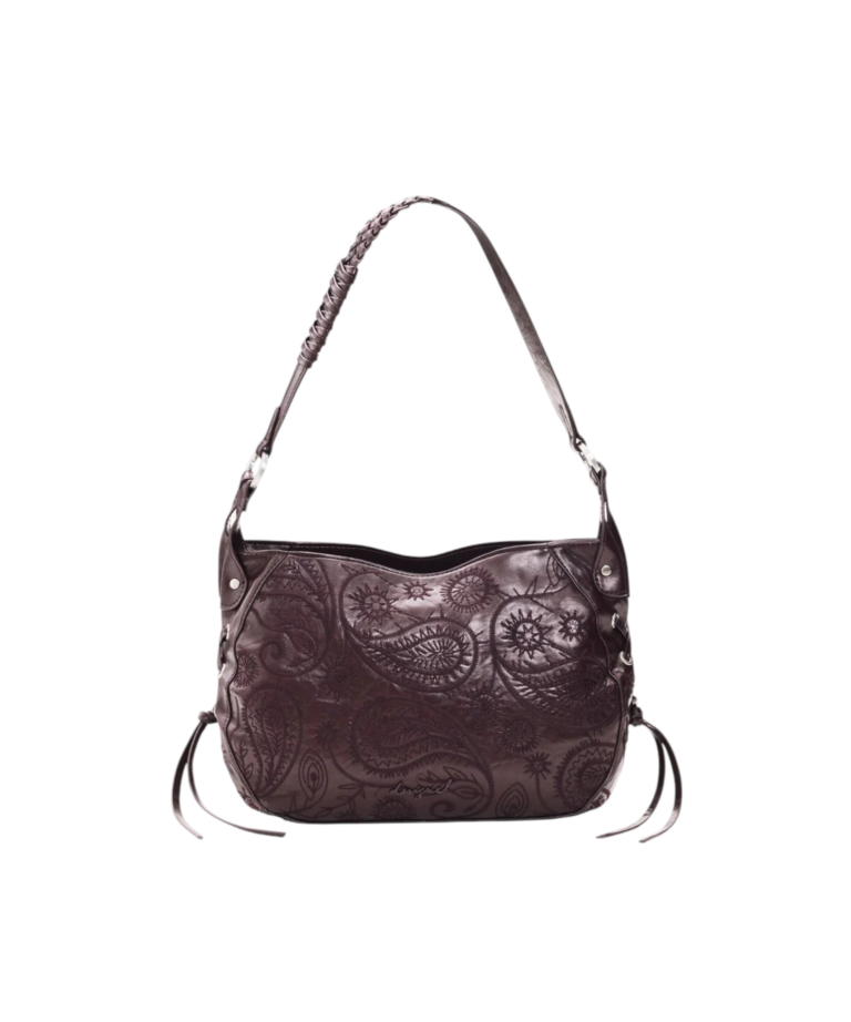 Desigual - Γυναικεία Τσάντα Ώμου Siroco Quincy 26WAXP60-3006 Μπορντό