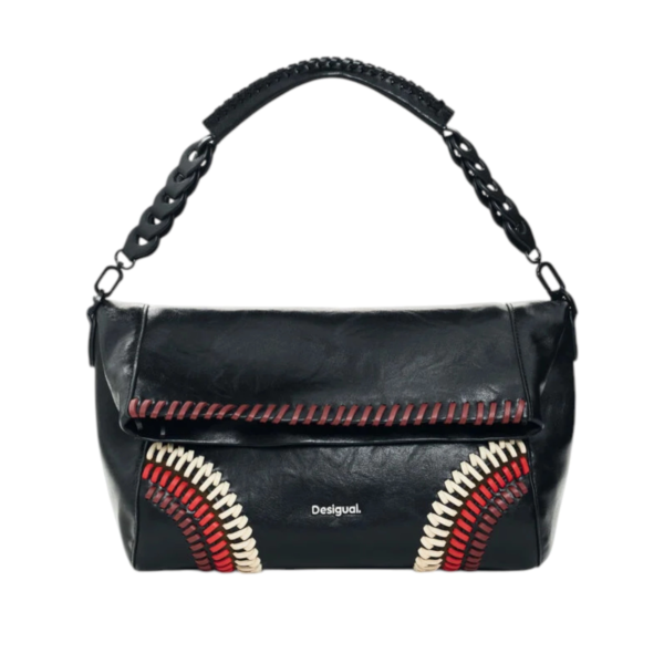 Desigual - Γυναικεία Τσάντα Ώμου Sonique Loverty 26WAXP96-2000 Μαύρο
