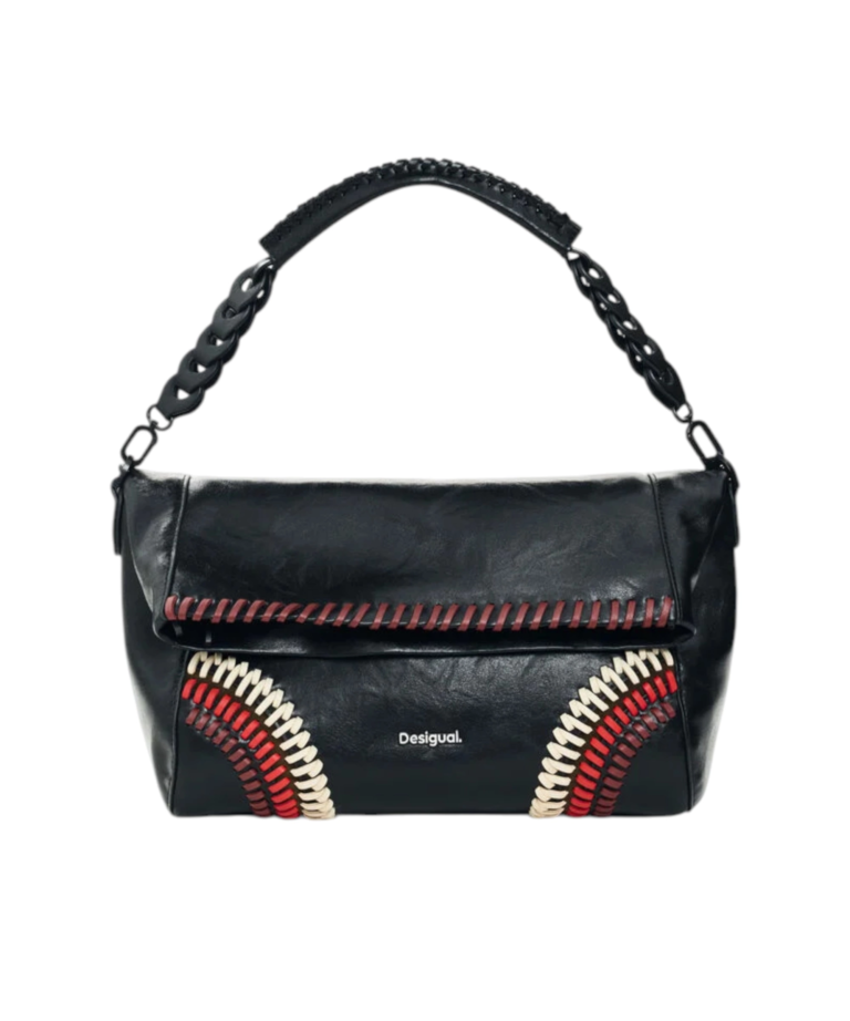 Desigual - Γυναικεία Τσάντα Ώμου Sonique Loverty 26WAXP96-2000 Μαύρο