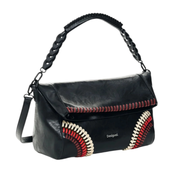Desigual - Γυναικεία Τσάντα Ώμου Sonique Loverty 26WAXP96-2000 Μαύρο 26WAXP96-2000