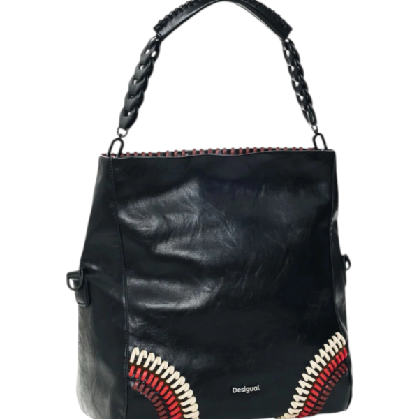 Desigual - Γυναικεία Τσάντα Ώμου Sonique Loverty 26WAXP96-2000 Μαύρο 26WAXP96-2000