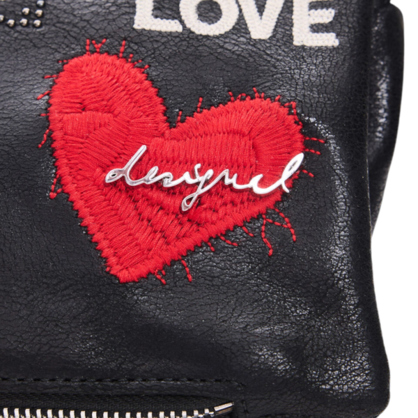 Desigual - Γυναικεία Τσάντα Ώμου Wow Murano 26WAXP39-2000 Μαύρο 26WAXP39-2000