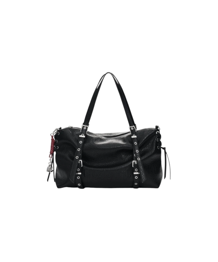 Desigual - Γυναικεία Τσάντα Ώμου/ Χιαστί Lanuza Half Logo 26WAXP06-2000 Μαύρο