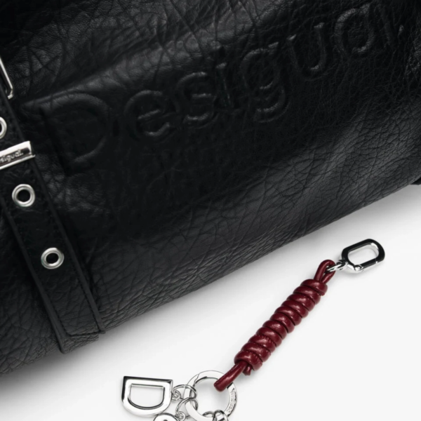Desigual - Γυναικεία Τσάντα Ώμου/ Χιαστί Lanuza Half Logo 26WAXP06-2000 Μαύρο 26WAXP06-2000