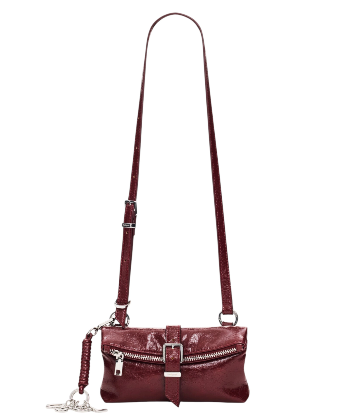 Desigual - Γυναικείο Τσαντάκι Ώμου / Χιαστί Mone Cluth Micro 26WAYP06-3032 Μπορντό