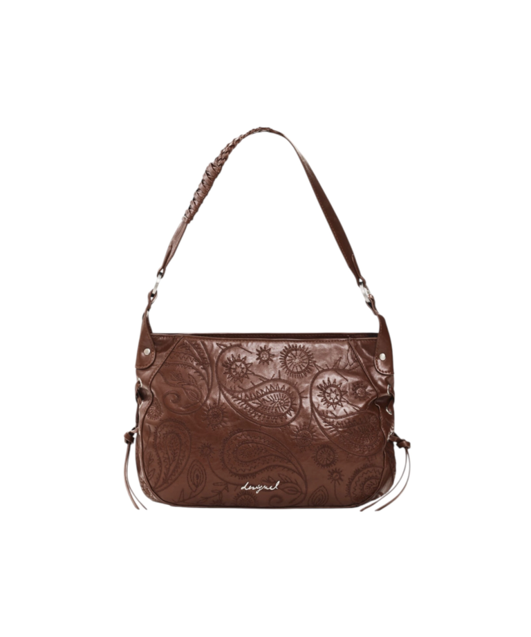 Desigual - Γυναικεία Τσάντα Ώμου / Χιαστί Siroco Quincy 26WAXP90-6011 Καφέ