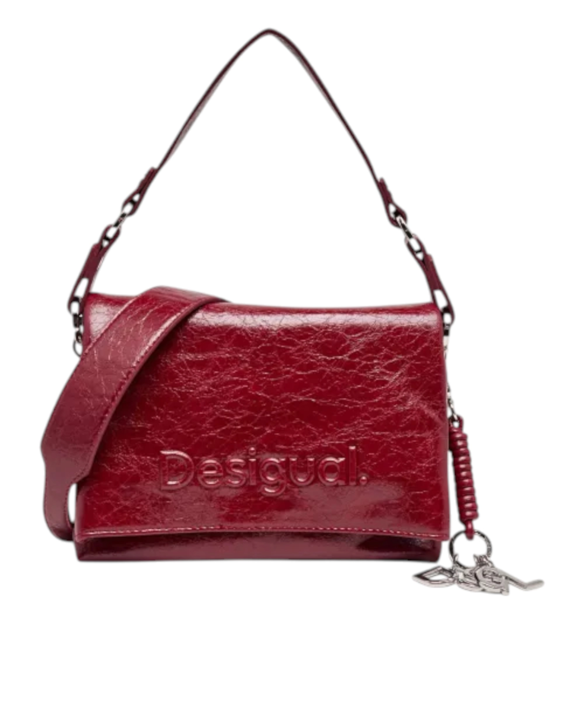 Desigual - Γυναικεία Τσάντα Ώμου / Χιαστί Venecia 26WAXP80-3032 Μπορντό