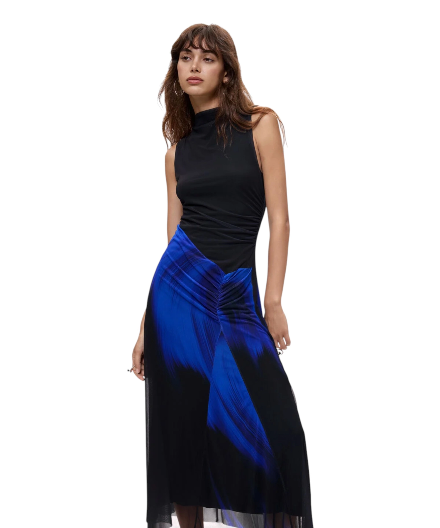 Desigual – Γυναικείο Midi Πλεκτό Φόρεμα Estambul 26WWVK26-5023 Μαύρο Μπλε (2) Desigual - Γυναικείο Midi Πλεκτό Φόρεμα Estambul 26WWVK26-5023 Μαύρο/ Μπλε 26WWVK26-5023