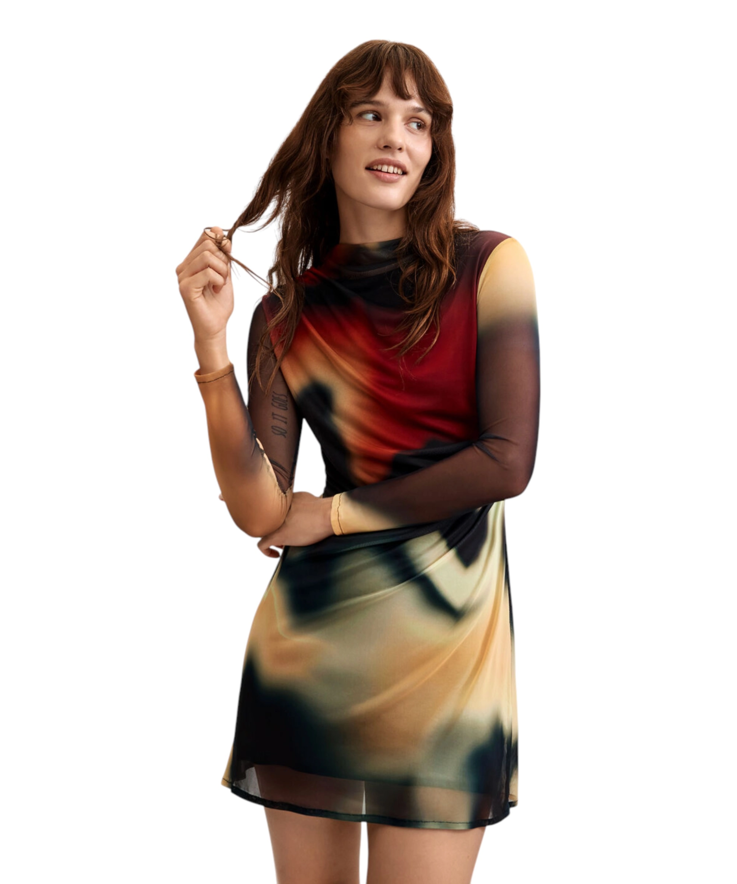 Desigual – Γυναικείο Mini Φόρεμα Estocolmo 26WWVK22-2000 Μαύρο με Σχέδια (2) Desigual - Γυναικείο Mini Φόρεμα Estocolmo 26WWVK22-2000 Μαύρο με Σχέδια 26WWVK22-2000