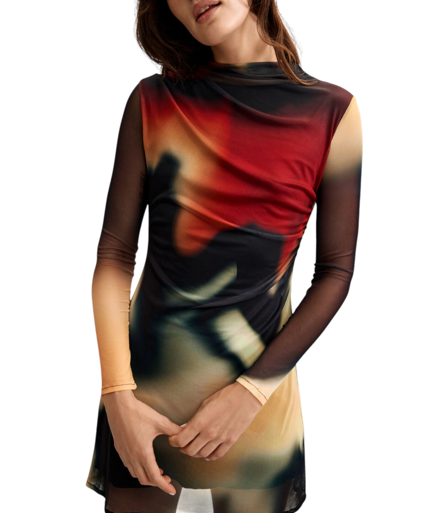 Desigual – Γυναικείο Mini Φόρεμα Estocolmo 26WWVK22-2000 Μαύρο με Σχέδια (5) Desigual - Γυναικείο Mini Φόρεμα Estocolmo 26WWVK22-2000 Μαύρο με Σχέδια 26WWVK22-2000
