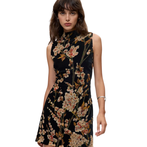 Desigual - Γυναικείο Mini Φόρεμα Gem 26WWVW39-2000 Μαύρο με Σχέδια 26WWVW39-2000