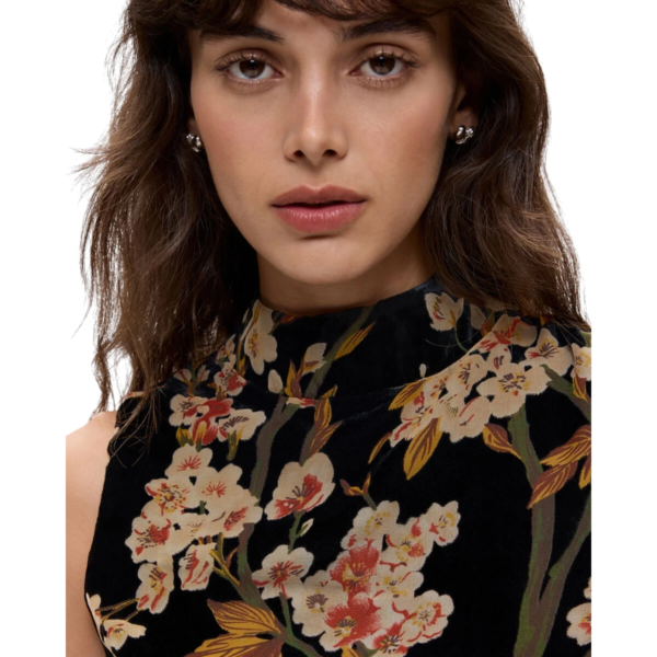 Desigual - Γυναικείο Mini Φόρεμα Gem 26WWVW39-2000 Μαύρο με Σχέδια 26WWVW39-2000