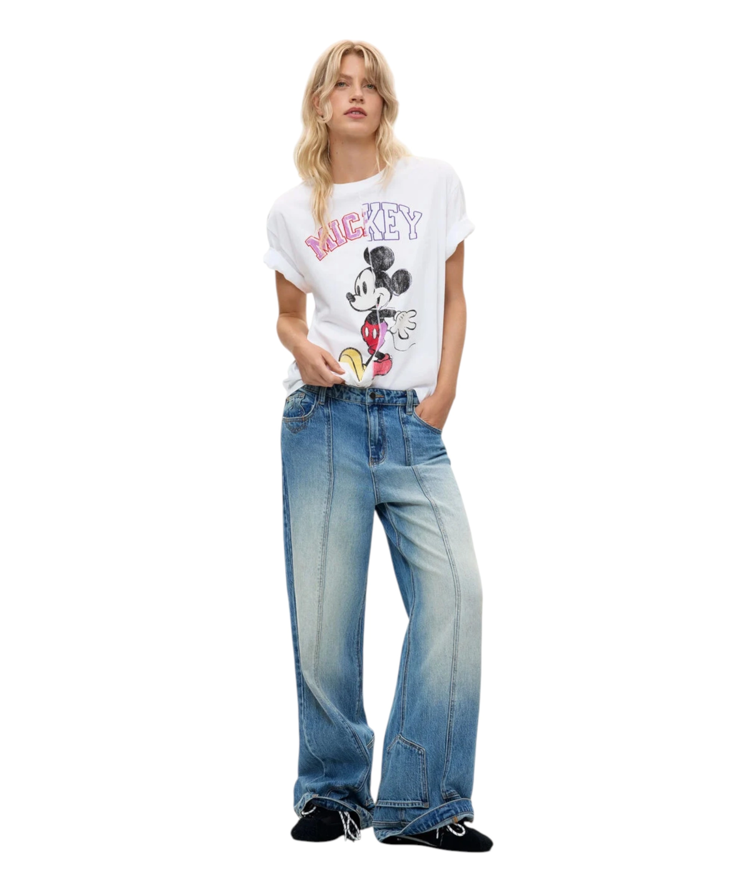 Desigual -Γυναικείο T-Shirt Migmickey 26WWTK59-1000 Λευκό (2) Desigual -Γυναικείο T-Shirt Migmickey 26WWTK59-1000 Λευκό 26WWTK59-1000